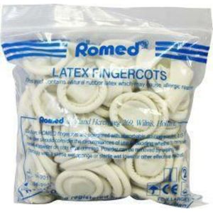 2x Romed Vingercondooms Latex M 100 stuks