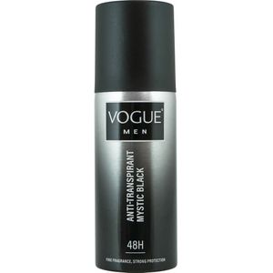 3x Vogue Anti-Transpirant Mystic Black 150 ml