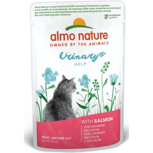 Almo Nature Cat pouch Urine hulp Zalm 70 gr