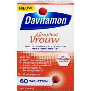 4x Davitamon Compleet Vrouw 60 capsules