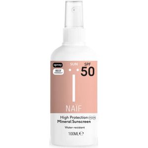 2x Naif Zonnebrand Spray SPF 50 100 ml