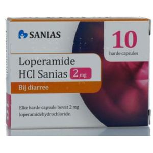 Sanias Loperamide HCL 2mg 10 capsules