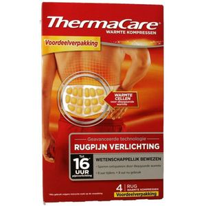 2x Thermacare Promopack Rugpijn Verlichting 4 stuks