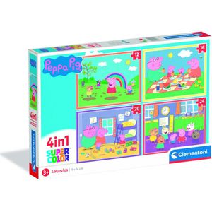 Puzzel Peppa Pig 4-in-1 (12-24 Stukjes)