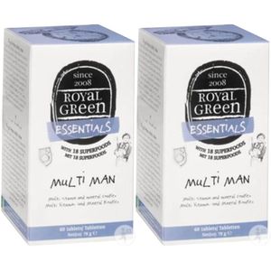 2x Royal Green Multi Man 60 tabletten