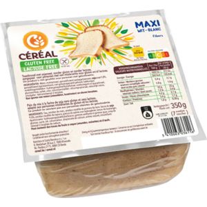 6x Céréal Maxi Brood Wit Glutenvrij En Lactosevrij 350 gr