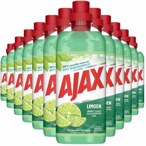 12x Ajax Allesreiniger Limoen 650 ml