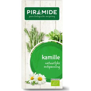 6x Piramide Kruidenthee Bio Kamille 20 stuks