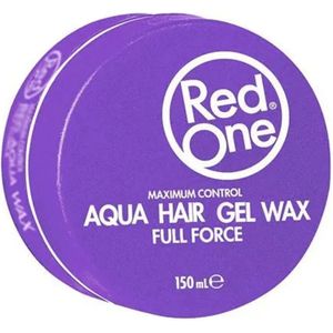 Red One - Aqua Hair Gel Wax - Paars - 3 x 150 ml - Voordeelverpakking
