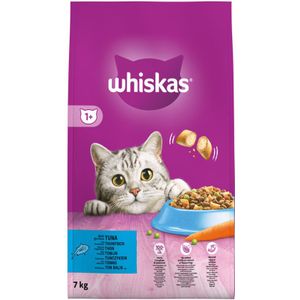 Whiskas 1+ Kattenbrokken Tonijn 7 kg