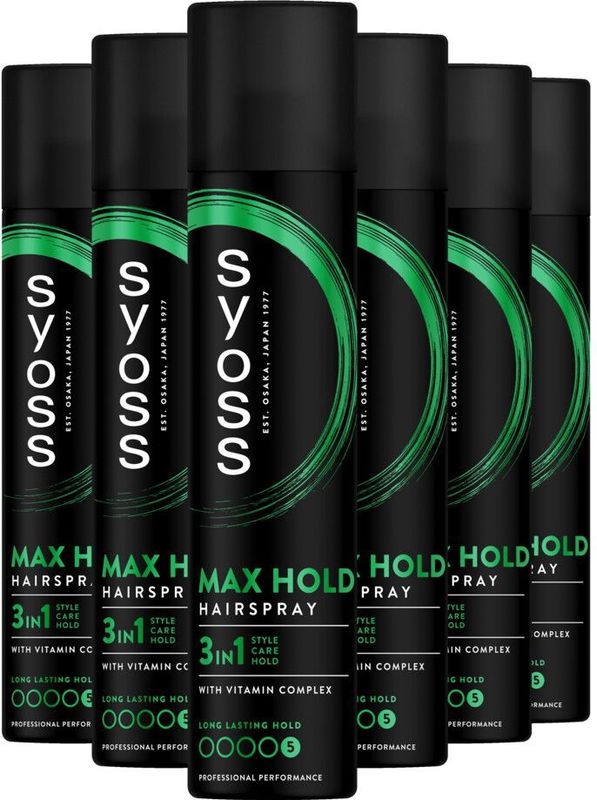12x Syoss Max Hold Haarspray 75 ml