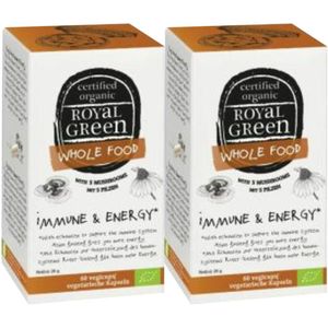 2x Royal Green Immune & Energy 60 capsules