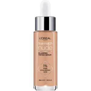 2x L'Oréal True Match Nude Getint Serum 3-4 Light Medium 30 ml