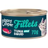 Edgard & Cooper Kattenvoer Fillets Tonijn - Inktvis 70 gr