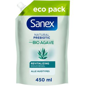 12x Sanex Agave Revitalizing Douchegel Navulling 450 ml