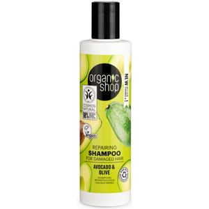 3x Organic Shop Shampoo Avocado and Olive 280 ml