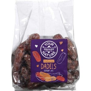 3x Your Organic Nature Dadels zonder Pit Bio 300 gr