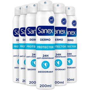 6x Sanex Deodorant Spray Dermo Protector 200 ml