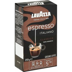 4x Lavazza Espresso Italiano Classico filterkoffie 250 gr