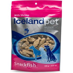 Icelandpet Snackfish Hondensnack Garnaal 100 gr