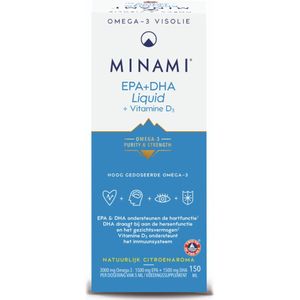 Minami EPA & DHA Liquid + Vitamine D3 150 ml