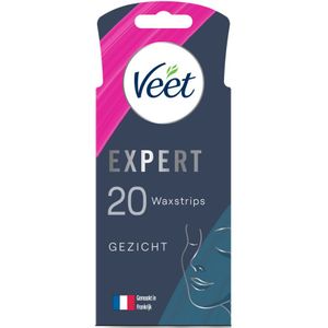 3x Veet Expert Waxstrips Gezicht Sensitive 20 stuks
