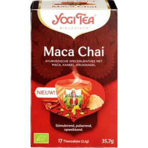 3x Yogi tea Maca Chai 12 Stuks