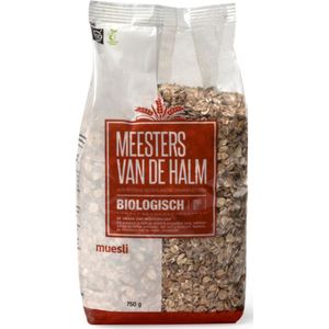 6x De halm Muesli Standaard Eko 750 gr