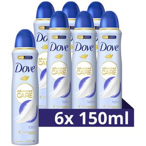 6x Dove Deodorant Spray Advanced Care Talco 150 ml