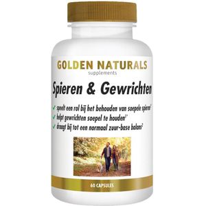2x Golden Naturals Spieren & Gewrichten 60 capsules