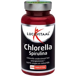 2+2 gratis: Lucovitaal Chlorella Spirulina 200 tabletten