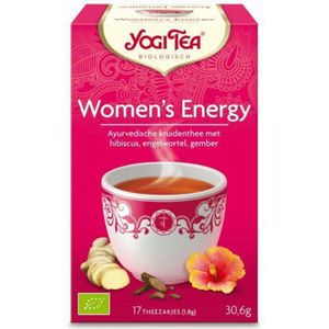 6x Yogi tea Womens Energie Biologisch 17 stuks