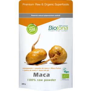 6x Biotona Maca Raw Powder Bio 200 gr