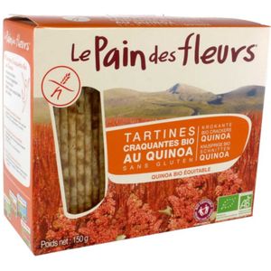 3x Pain fleur Crackers Quinoa 150 gr