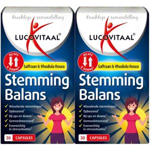 Lucovitaal Stemmingbalans - 2 x 30 capsules - Voordeelverpakking