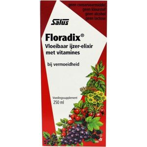 Floradix Vloeibaar Ijzer-Elixer met Vitamines 250 ml
