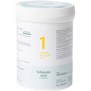 Pfluger Schussler Zout nr 1 Calcium Fluoratum D12 1000 tabletten