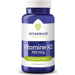 Vitakruid Vitamine K2 100 Mcg 60 tabletten