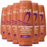 6x L'Oréal Elvive Extraordinary Oil Krulverzorging Conditioner 200 ml