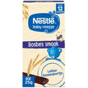 Nestle Fruitreepje Bosbes 12+ mnd 4x 25 gr