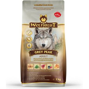 3x Wolfsblut Adult Grey Peak Hondenvoer 2 kg
