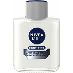 6x NIVEA Men Aftershave Balsem Protect & Care 100 ml