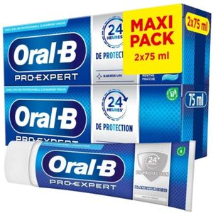12x Oral-B Pro-Expert Tandpasta 24h Protection Freshmint 2 x 75 ml