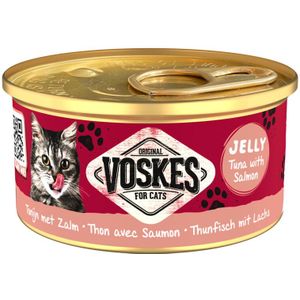 Voskes Kattenvoer Nat Tonijn met Zalm 85 gr