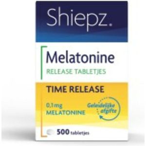 Shiepz Melatonine 0.1 mg Time Release 500 tabletten