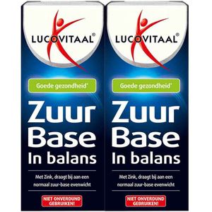 2x Lucovitaal Zuur Base Druppels 30 ml