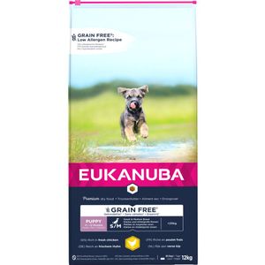Eukanuba Dog Puppy Grainfree Chicken Small - Medium 12 kg