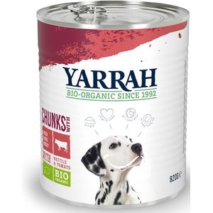 Yarrah Bio Hondenvoer Chunks Kip - Rund 820 gr