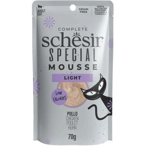 12x Schesir Special Cat Mousse Light Kip 70 gr