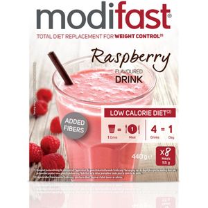 Modifast Intensive Milkshake Raspberry 8 x 55 gr